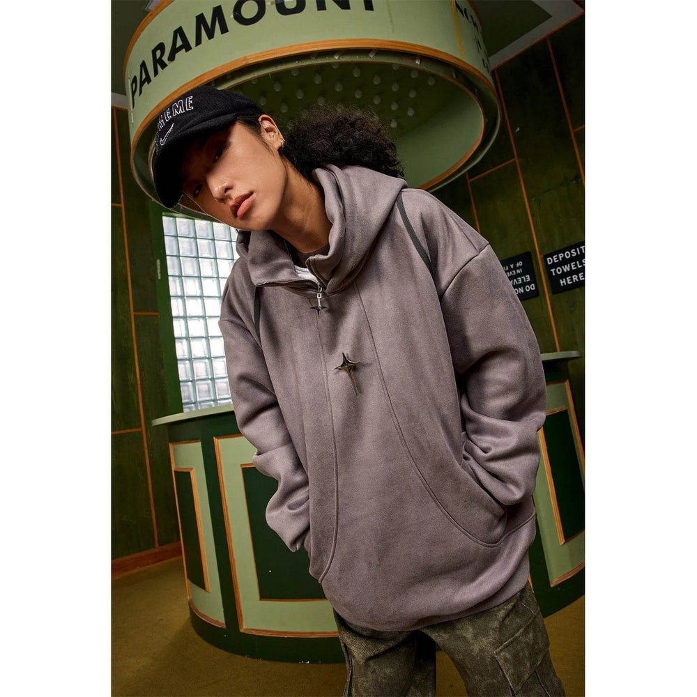 Fashion Turtleneck Street Hip pop Hoodie Sweatshirt Men - EX-STOCK Canada