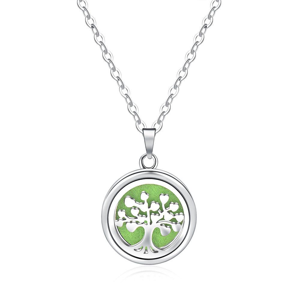 Collier Boîte à Parfum Ronde Creuse Ouverte - EX-STOCK Canada