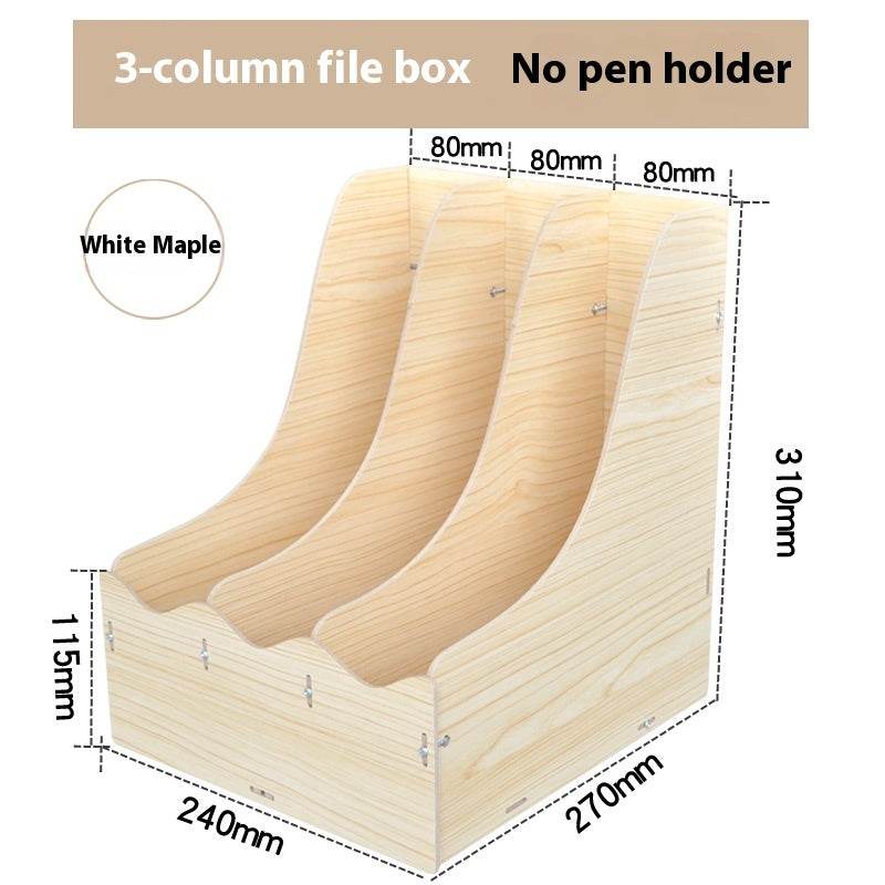 Minimalist Wooden Desk Organizer Office Table Organizer - EX-STOCK Canada