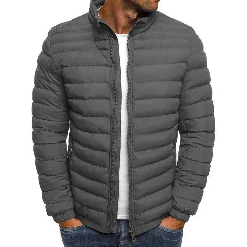 Autumn Winter Windproof Long Puffer Jackets for Men Cotton Padded - EX-STOCK Canada