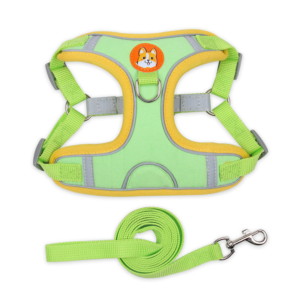 Dog Harness Cat Harness Reflective Dogs Leashs Soft Mesh Chest Strap EX-STOCK Canada