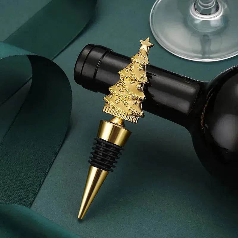 Creative Christmas Tree Wine Stopper Sealed Wine Bottle Stopper - EX-STOCK Canada