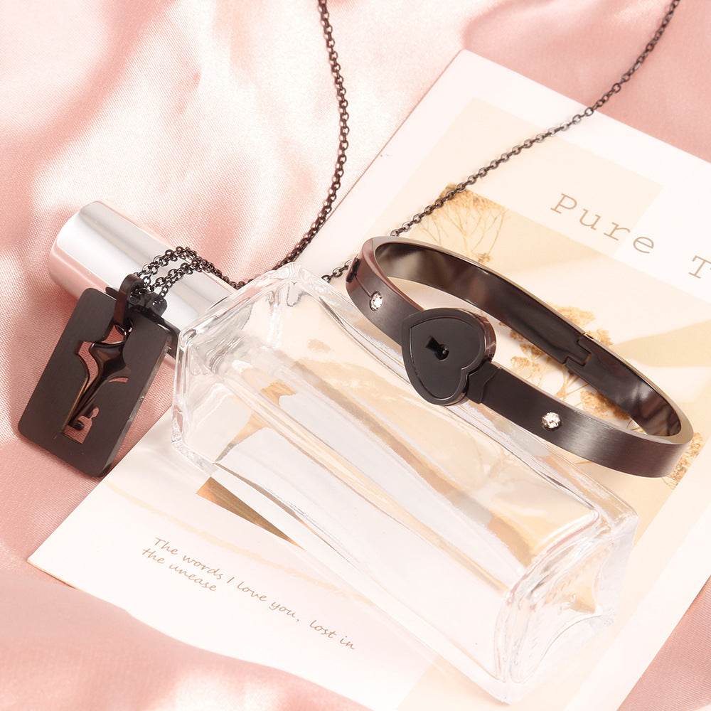 Men And Women Couple Love Lock Alloy Bracelet - EX-STOCK Canada