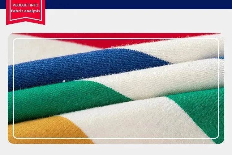 Unisex Colorful Striped Long-sleeved Sweater for Kids Pullover for Kids - EX-STOCK Canada