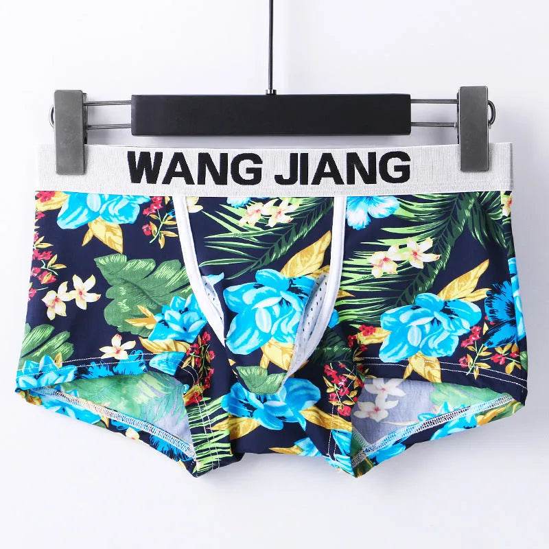 Silk Breathable Mesh Floral Ball sack Brief Boxers with Pouch Underwear - EX-STOCK Canada