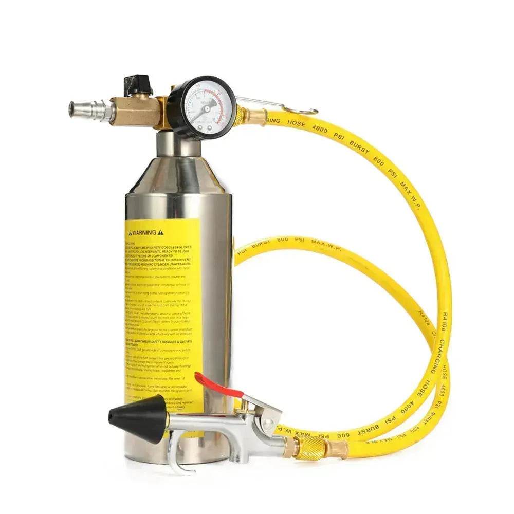 Automotive Air Conditioner System Flush Canister Gun Kit Pipe Maintenance Bottle - EX-STOCK Canada