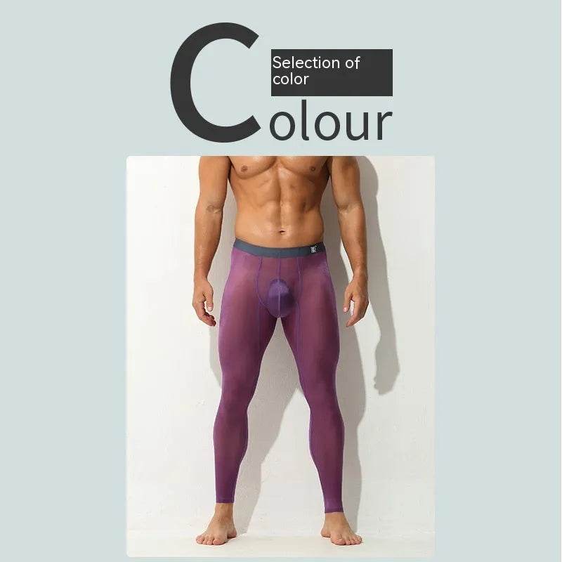 Men's Leggings Ultra-thin Tight Fitting Long John underwear men - EX-STOCK Canada
