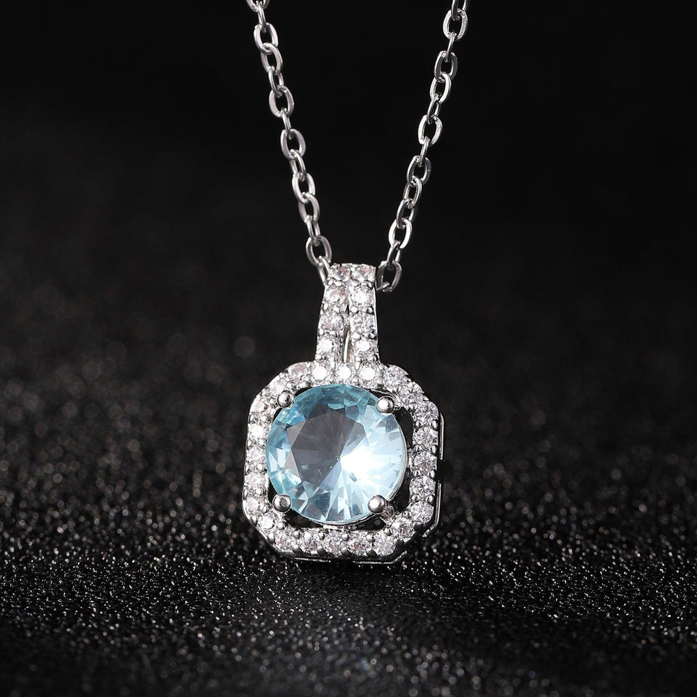 Perfume Bottle Pendant Necklace Women's Full Diamond - EX-STOCK Canada