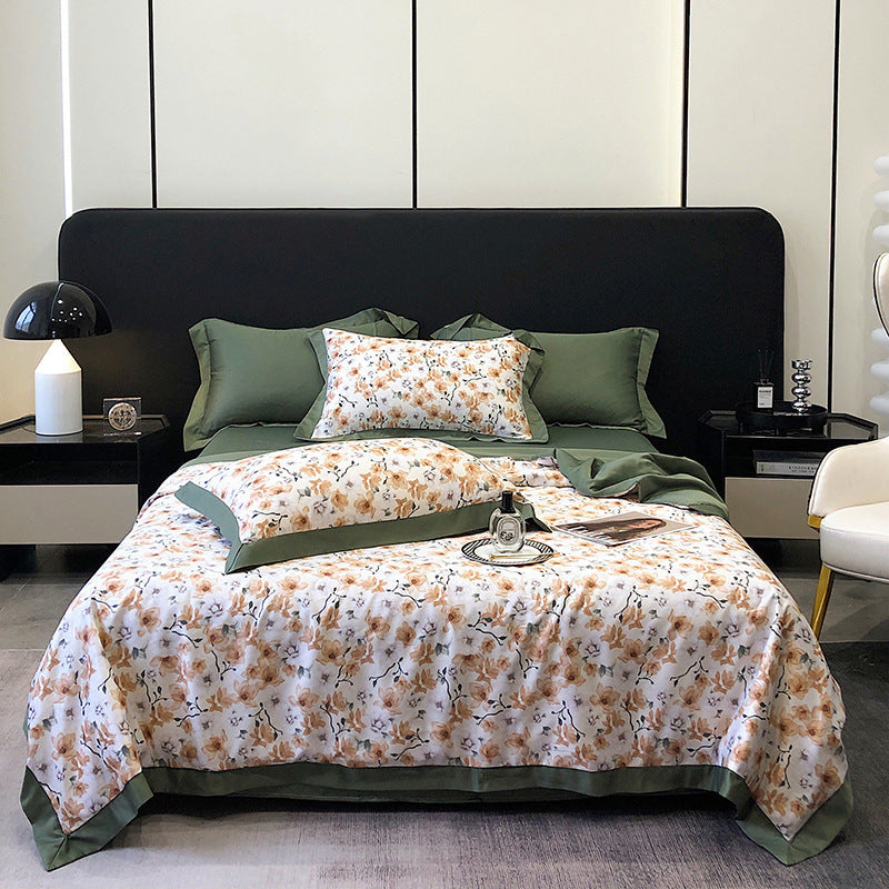 Tencel Summer Duvet Four-piece Washed Silk EX-STOCK Canada