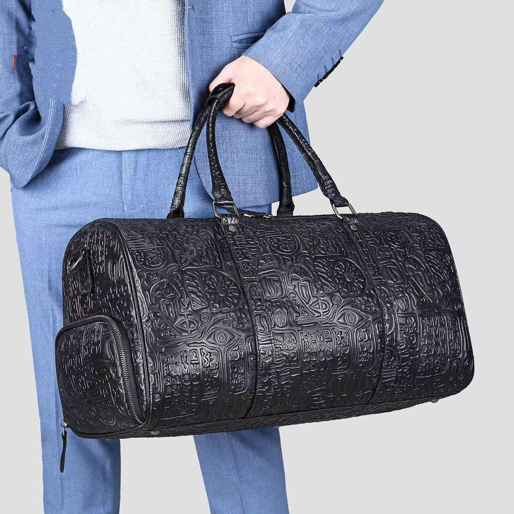 Sac à main à motif en relief rétro pour hommes | EX-STOCK Canada