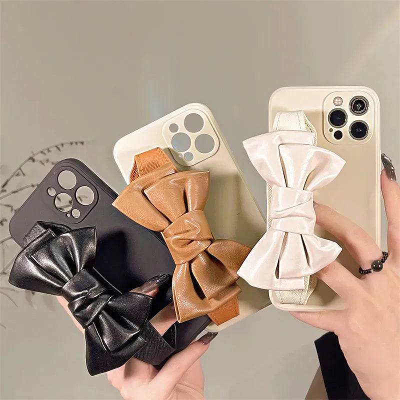 Ladies Bowtie iphone case TPU Protective Phone case for Apple Phones - EX-STOCK Canada