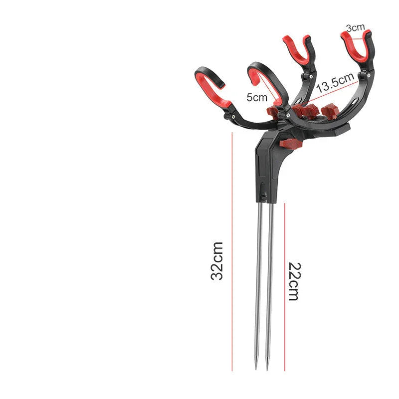 Angle Fishing Pole Tackle Bracket Anti-Rust Steel Fishing Bracket Rod Holder Fish Tackle EX-STOCK Canada