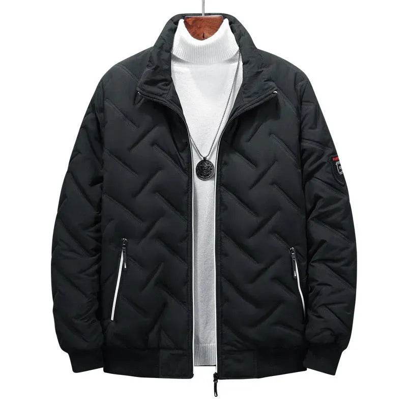 Compressed Cotton Stand Collar Men's Cotton-padded Coat Winter Coat Short Clothes Korean Style Trendy Cotton Clothing Workwear Winter Cotton-padded Jacket - EX-STOCK Canada