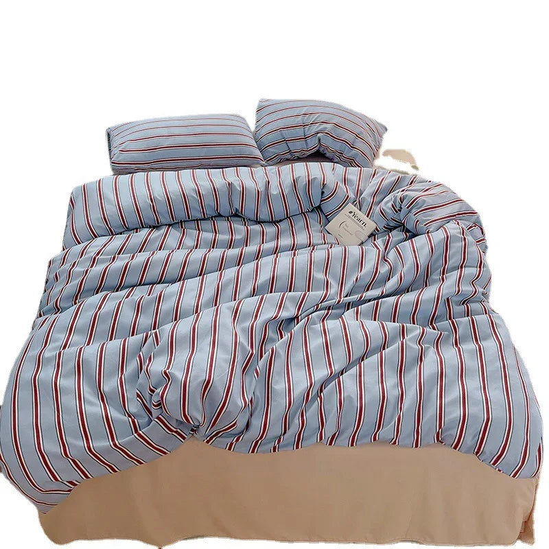 Korean Ins Modern Minimalist Duvet Cover Three Or Four Piece Suit EX-STOCK Canada