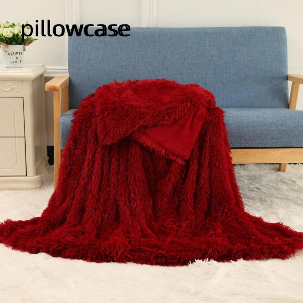 Plush Blanket Double-layer Blanket Multifunctional EX-STOCK Canada