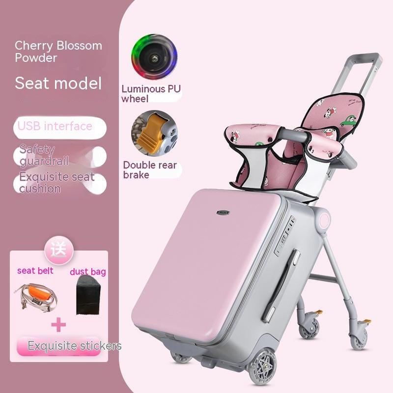 Children Can Sit And Ride Multifunctional Trolley Case | EX-STOCK Canada