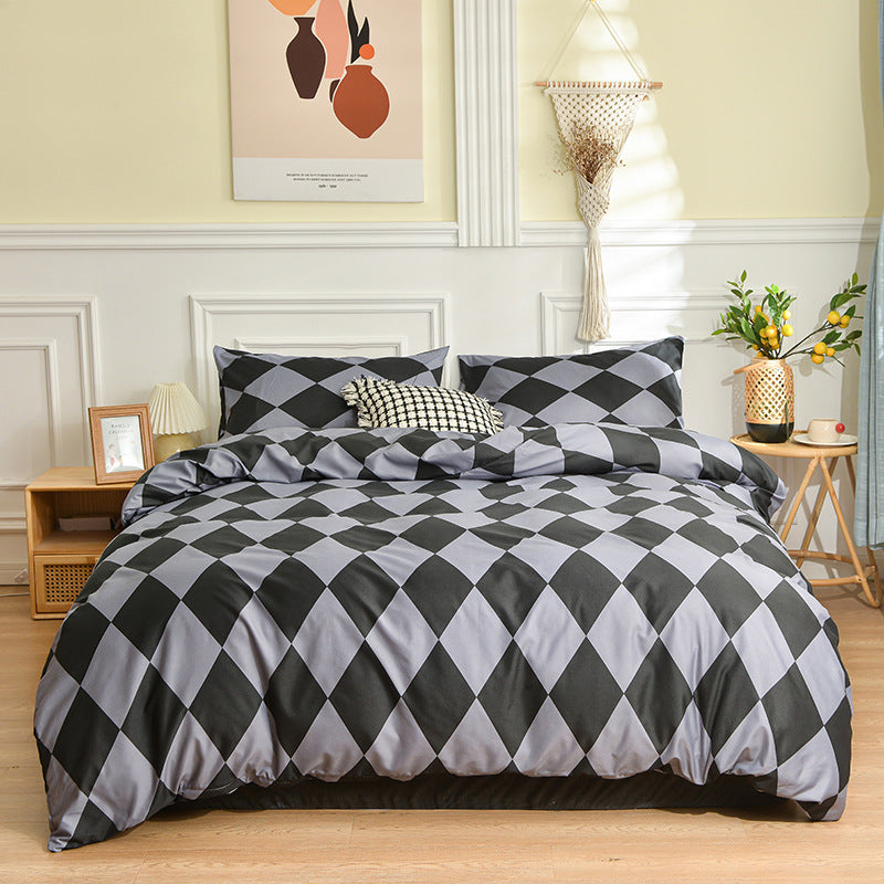 Brushed Single Duvet Cover Student Dormitory Quilt Cover Bedding EX-STOCK Canada