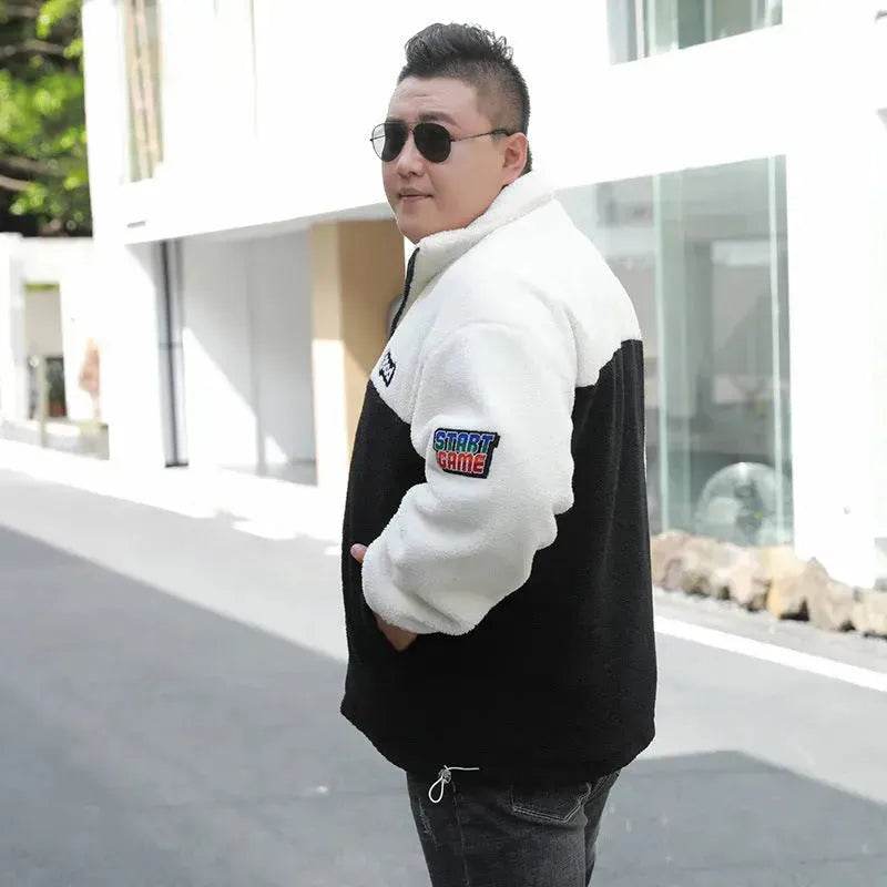 Autumn Winter wool Fleece-lined Thickening Zip up Cardigan Coat for men - EX-STOCK Canada