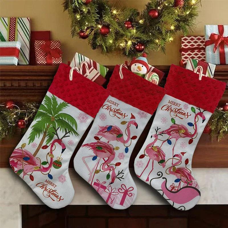 Pendentif de décoration de vacances bas de Noël flamant roseEX-STOCK Canada