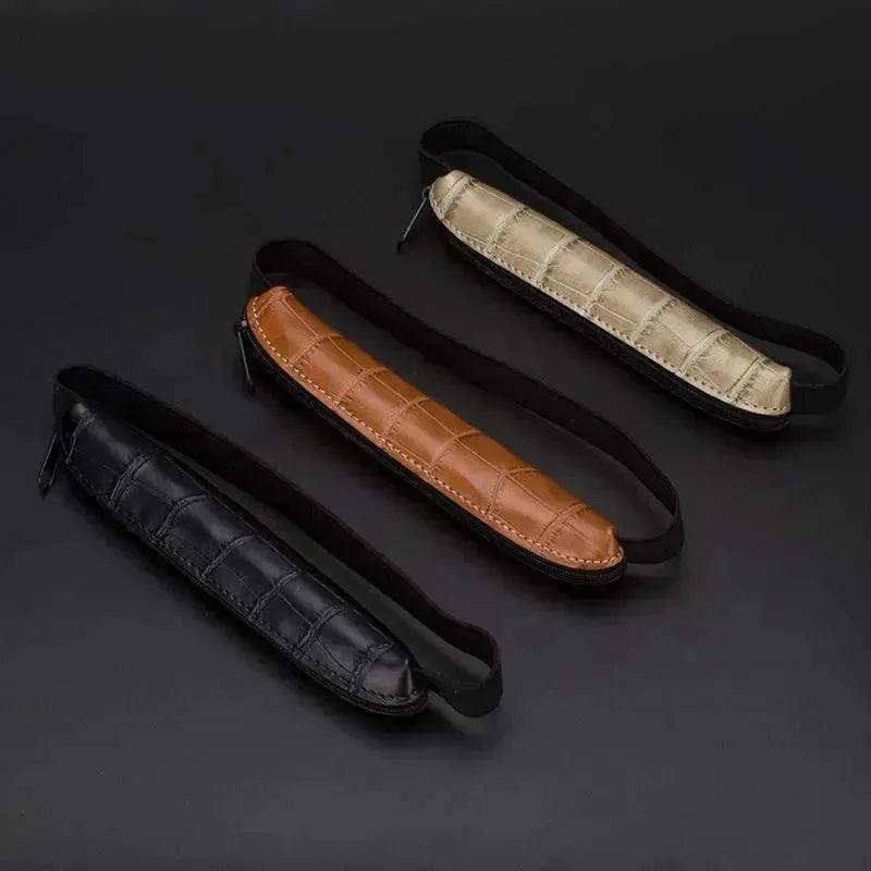 Easy To Carry PU Leather Office Pencil Case - EX-STOCK Canada