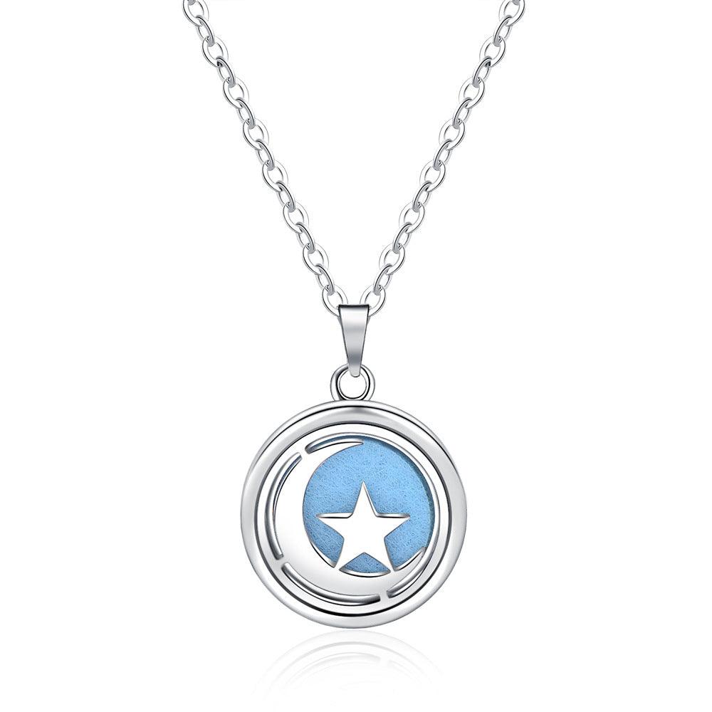 Collier Boîte à Parfum Ronde Creuse Ouverte - EX-STOCK Canada