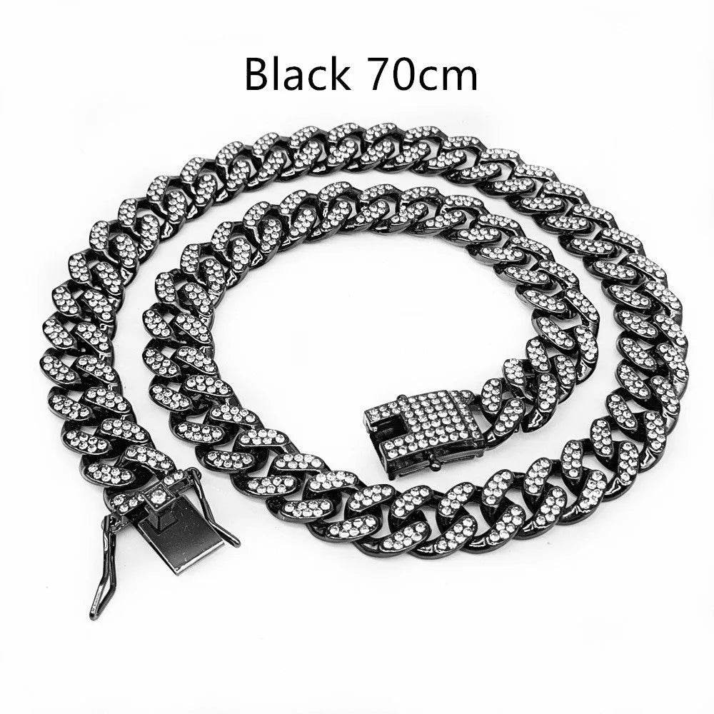 Zinc Alloy Wide Hip Hop Cuban Link Chain Necklace - EX-STOCK Canada