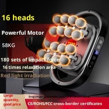 Muscle Relaxation Massager Multi-head Massage Gun Deep Tissue Body Fitness Muscle Electric Relax Massager For Back Shoulders Legs Foot 16 Heads EX-STOCK Canada