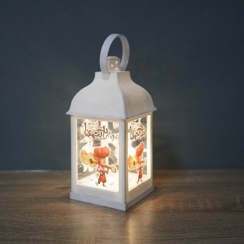 Wind Lantern Plastic Decoration For Eid Mubarak Ornament - EX-STOCK Canada