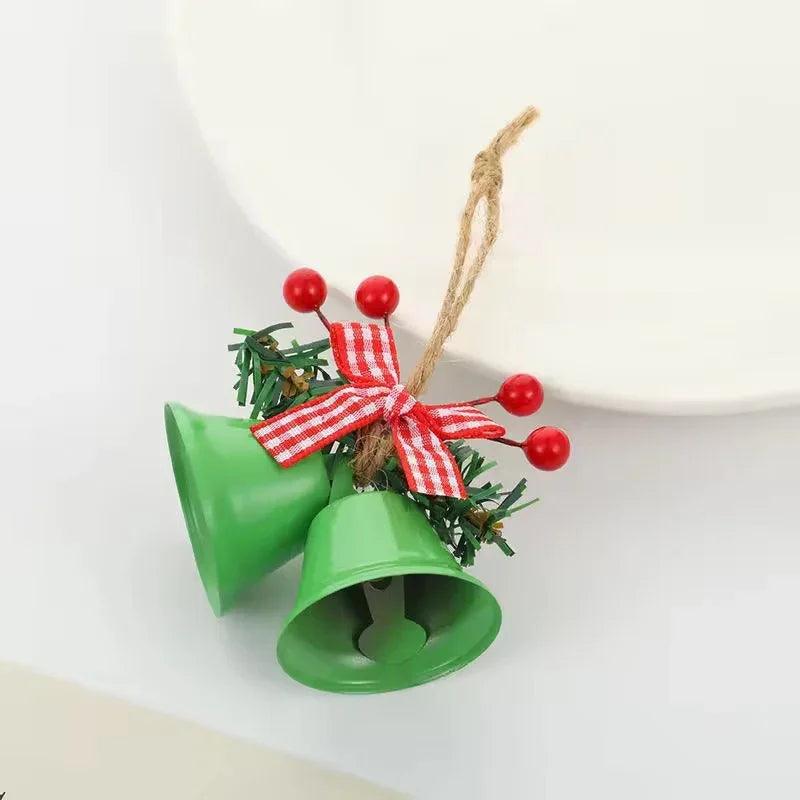Chinese Hawthorn Bow Hemp Rope Jingling Bell Decoration EX-STOCK Canada