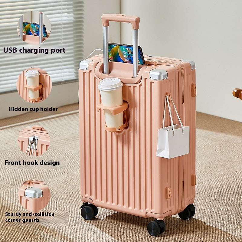 Multifunctional Portable Password Lock Zipper Luggage | EX-STOCK Canada