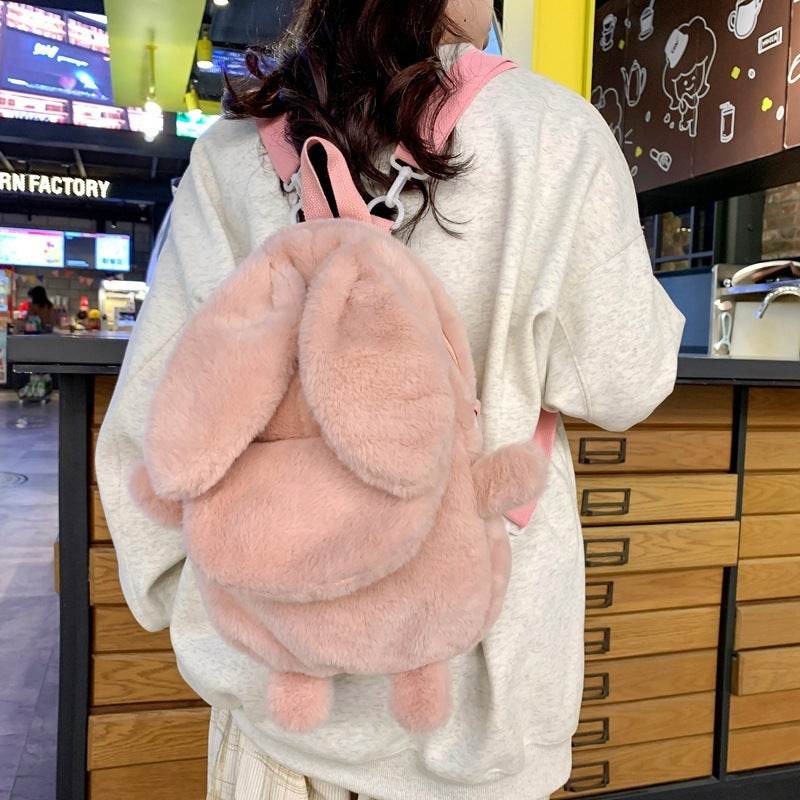 Fashion Mini Small Plush Cute Bunny Backpack for Girls - EX-STOCK Canada