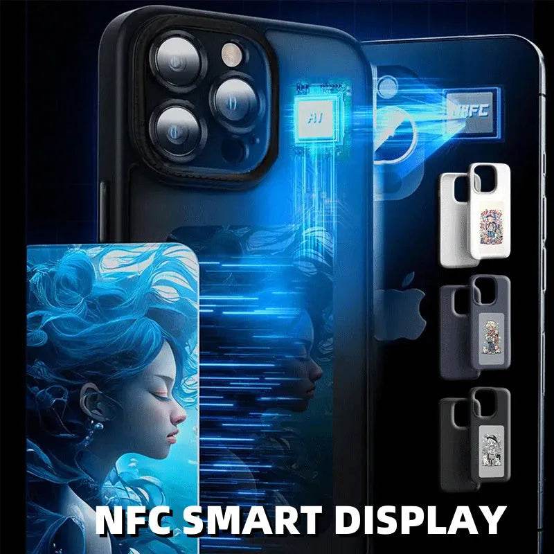 Smart Ink Screen Couple Phone Case NFC Sensor Projection Screen - EX-STOCK Canada