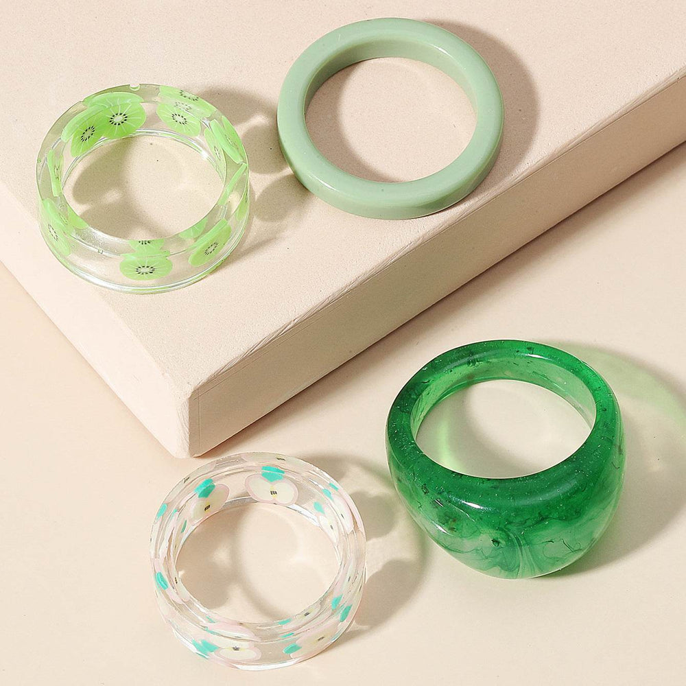 Fashion Transparent Resin Ring - EX-STOCK Canada
