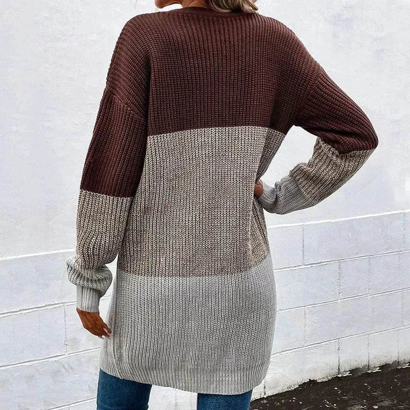 New style Autumn Winter Women Long Knitted Sweater Cardigan - EX-STOCK Canada