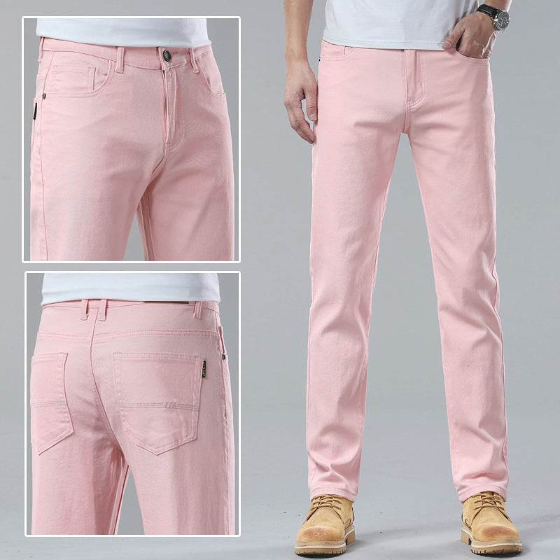 Men Fashion Brands Stretch Slim Fit Skinny Denim Pants jeans Trouser - EX-STOCK Canada