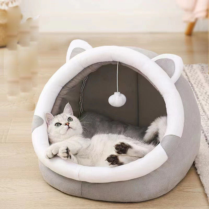 Pet cat litter closed cat litter kennel winter plus velvet EX-STOCK Canada