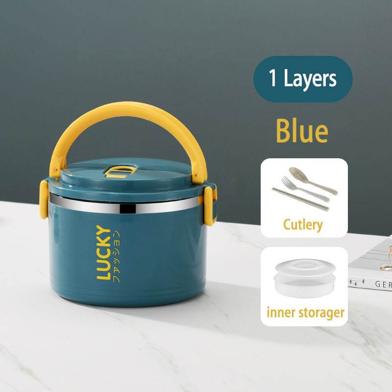 Sealed Multi Layered Thermal Stainless Steel Insulated Lunch box - EX-STOCK Canada