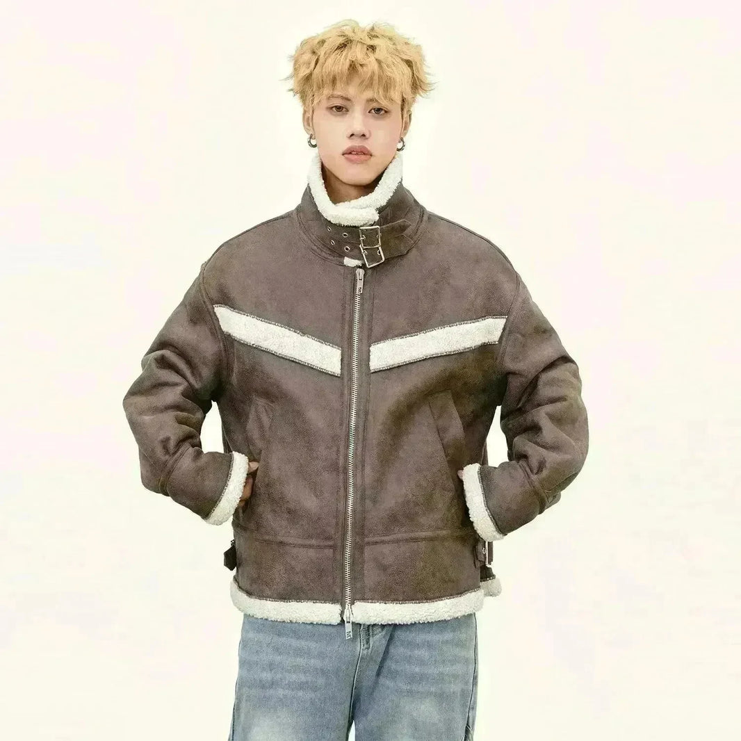 All-in-one Buckled Cotton Coat Jacket Men - EX-STOCK CANADA