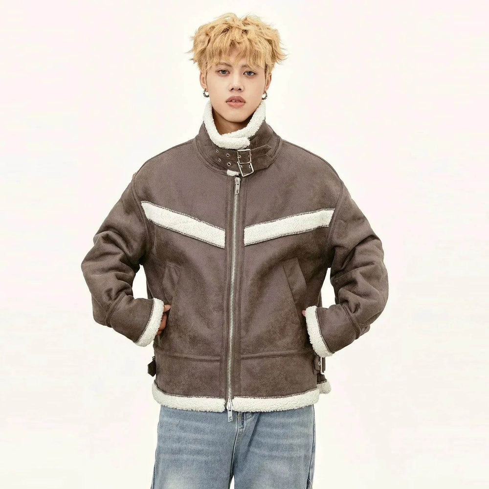 All-in-one Buckled Cotton Coat Jacket Men - EX-STOCK Canada