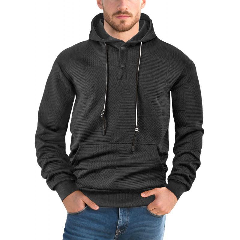 Pull-over uni décontracté sportif à manches longues avec capuche pour hommesEX-STOCK Canada