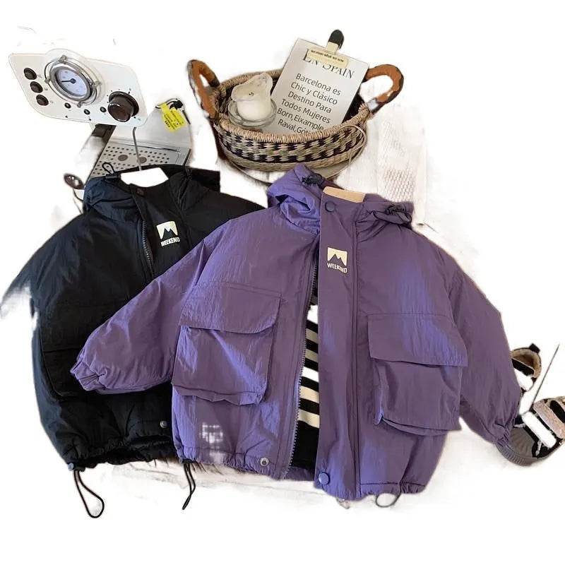 Children Fashion Personality Hoodie Padded Windproof Winter Coat Jacket Kids - EX-STOCK Canada