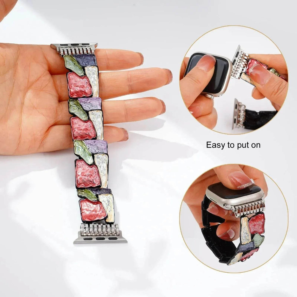Women Colorful Watch Band Strap Suitable For Apple iwatch - EX-STOCK Canada