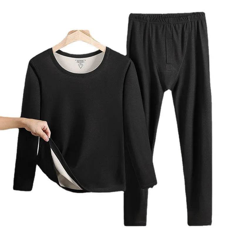 Men's Thermal Underwear Fleece-lined Double-sided Brushed Long John set - EX-STOCK Canada