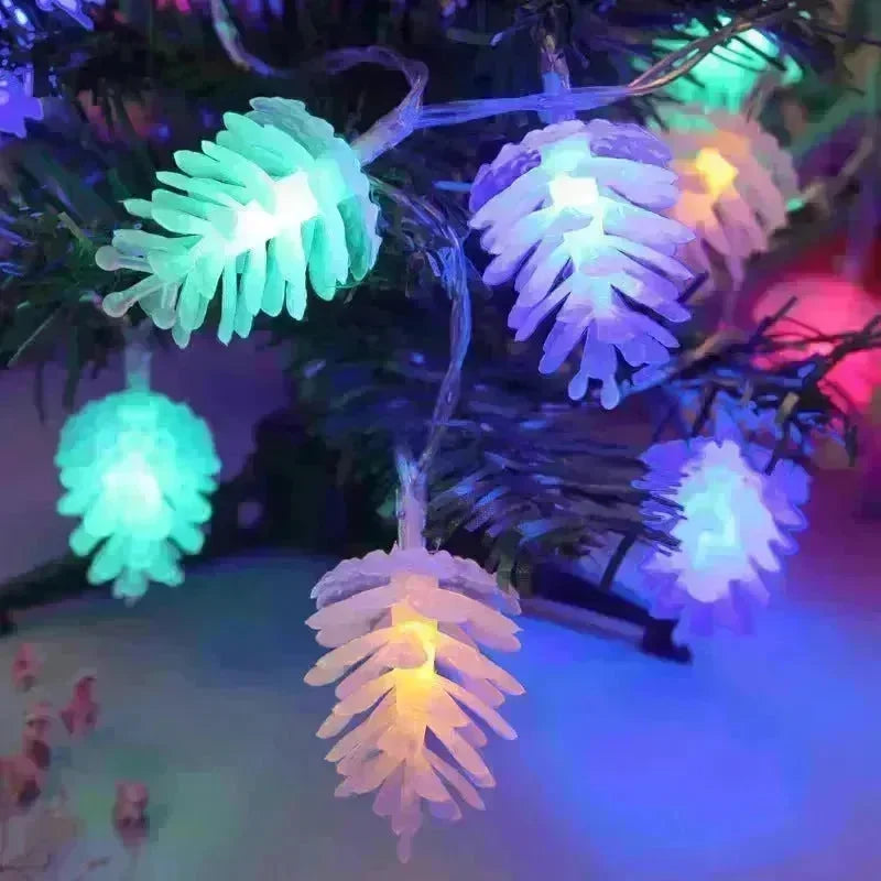 LED Simulation Transparent Pine Nut Light String - EX-STOCK CANADA