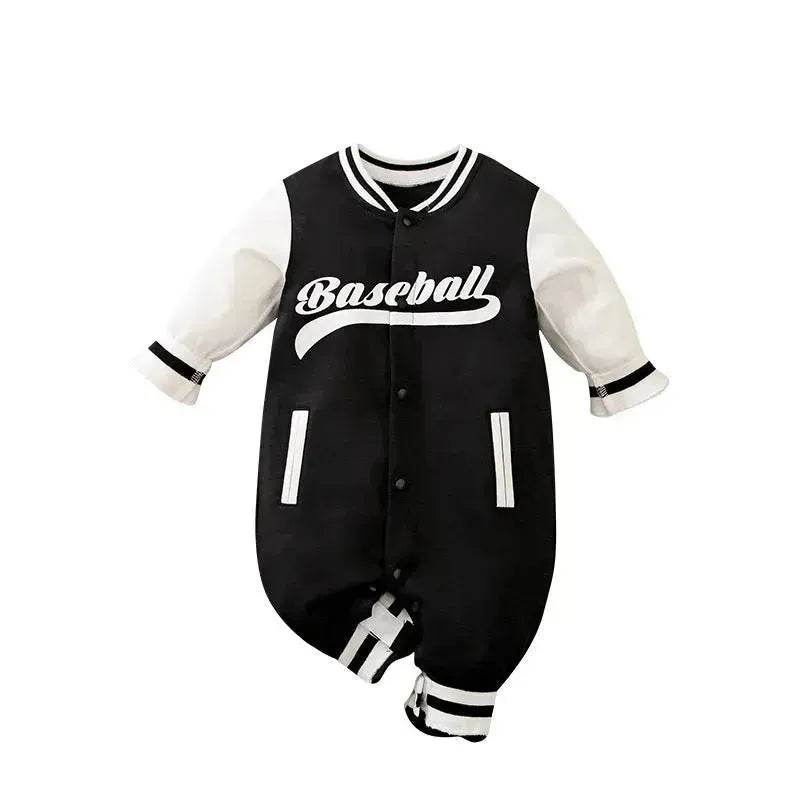 Baby One-piece Spring And Autumn Romper Baseball Uniform cloth - EX-STOCK Canada