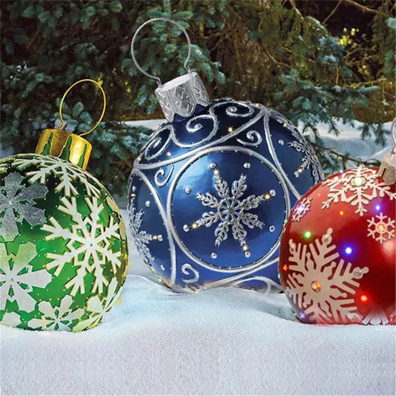 Christmas Ornament Holly Ball Outdoor Tree Decoration Christmas Balls for Yards - EX-STOCK Canada