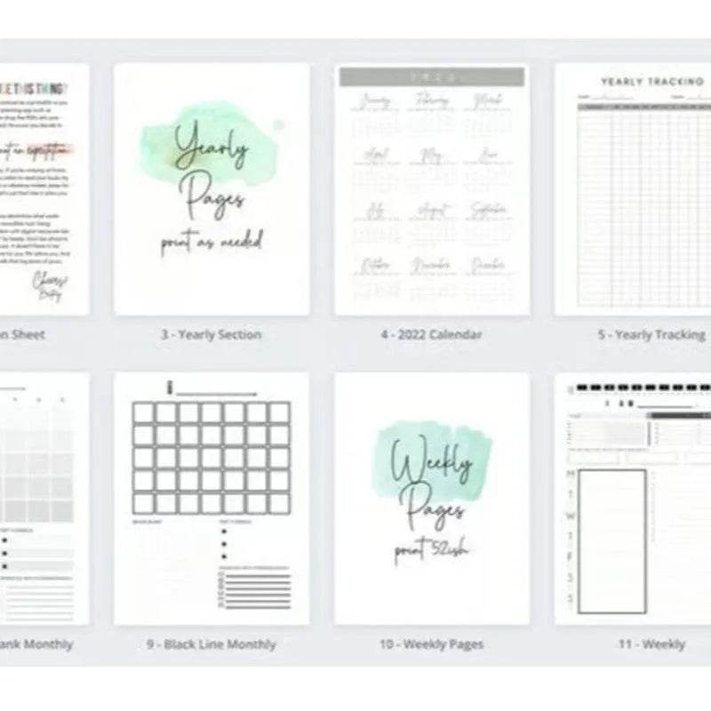 Creative Color LIFE PLANNER Planning Notebook - EX-STOCK Canada