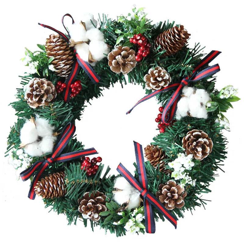 30cm 40cm Christmas Wreath Ornaments Christmas Wreath - EX-STOCK Canada