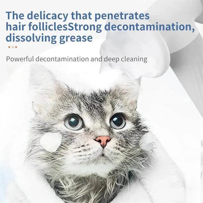 Electric Automatic Foaming Pet Bath Brush with Soap Dispenser - EX-STOCK Canada