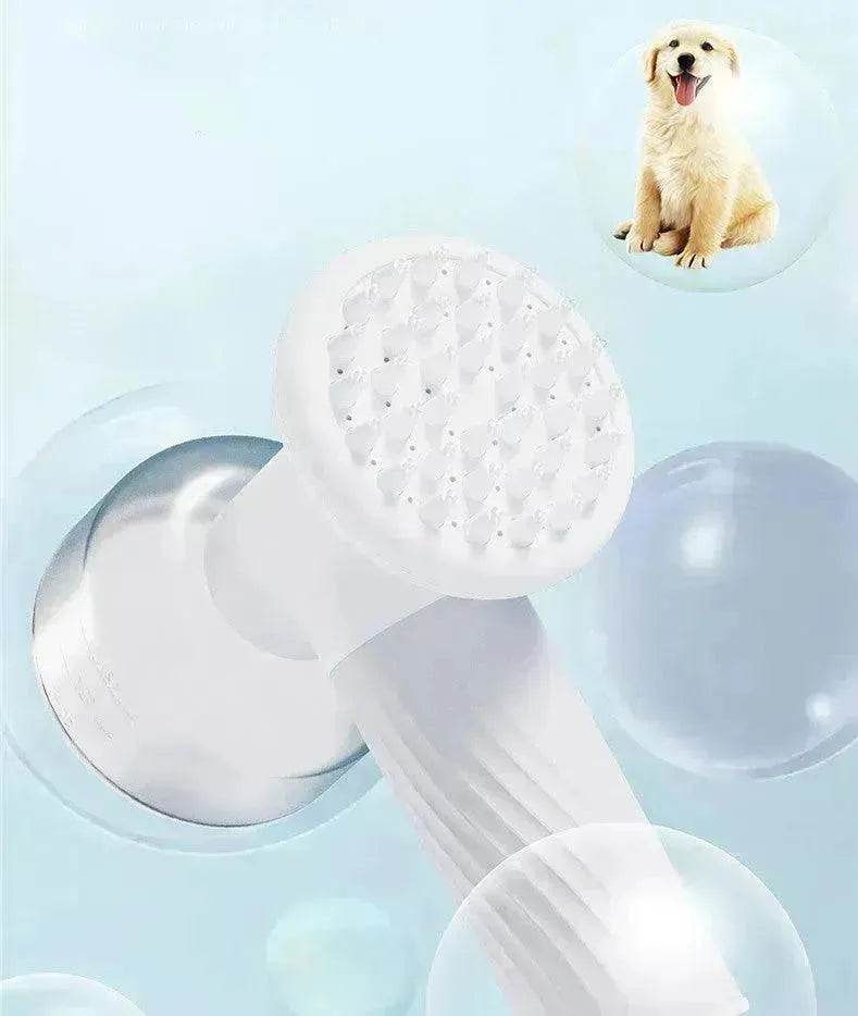 Electric Automatic Foaming Pet Bath Brush with Soap Dispenser - EX-STOCK Canada
